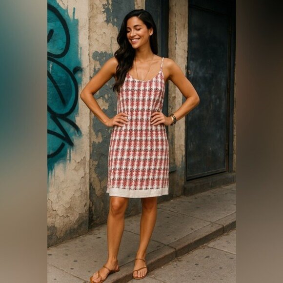 Cabi Dress Women’s Small Batik Slip Dress Adjustable Straps Rayon Style 870 Boho - Picture 11 of 11